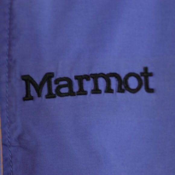 Marmot Women's Small Purple Black Hooded Water Resistant Shell Jacket - Picture 5 of 13